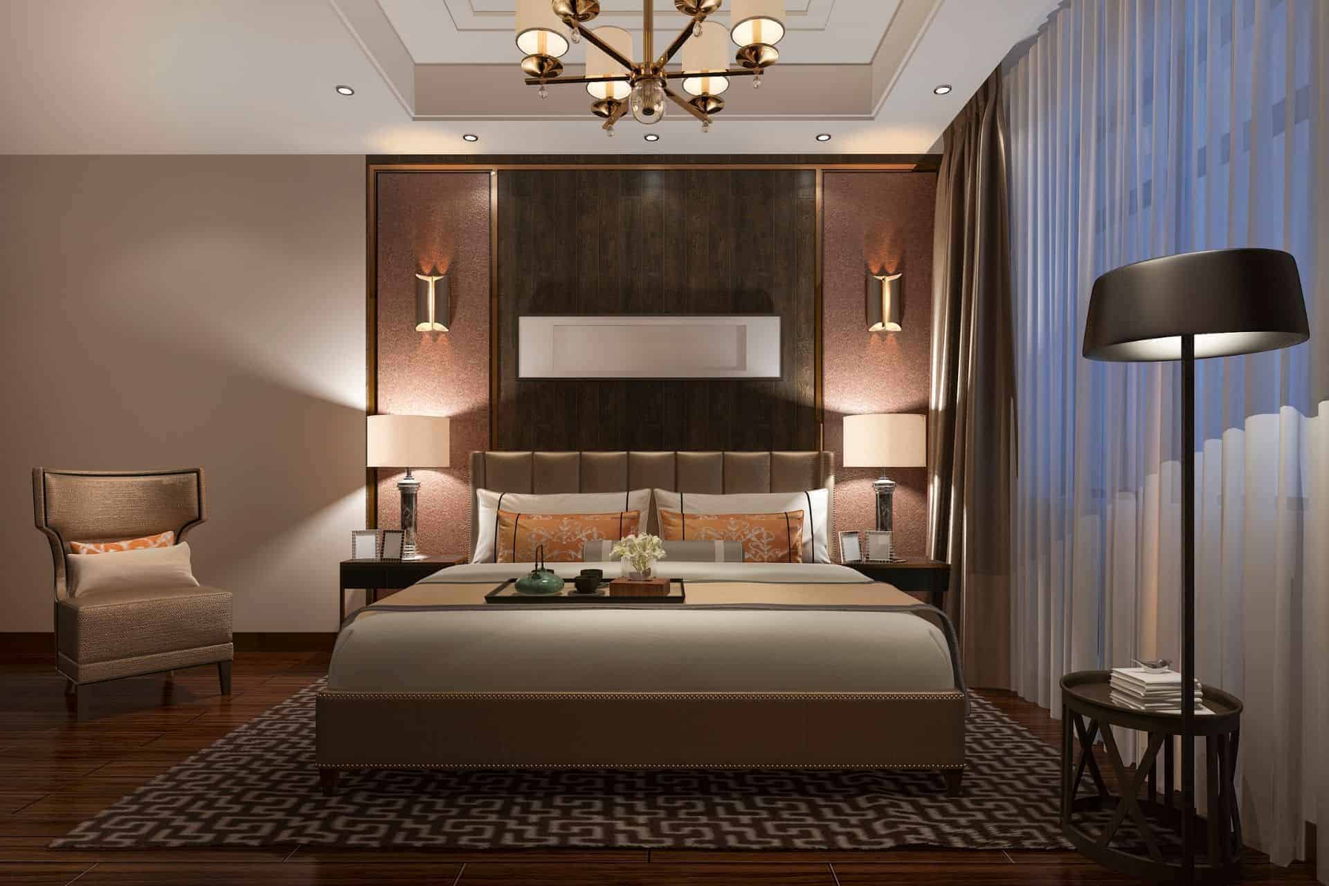 Luxury High-End beddroom Interior Design