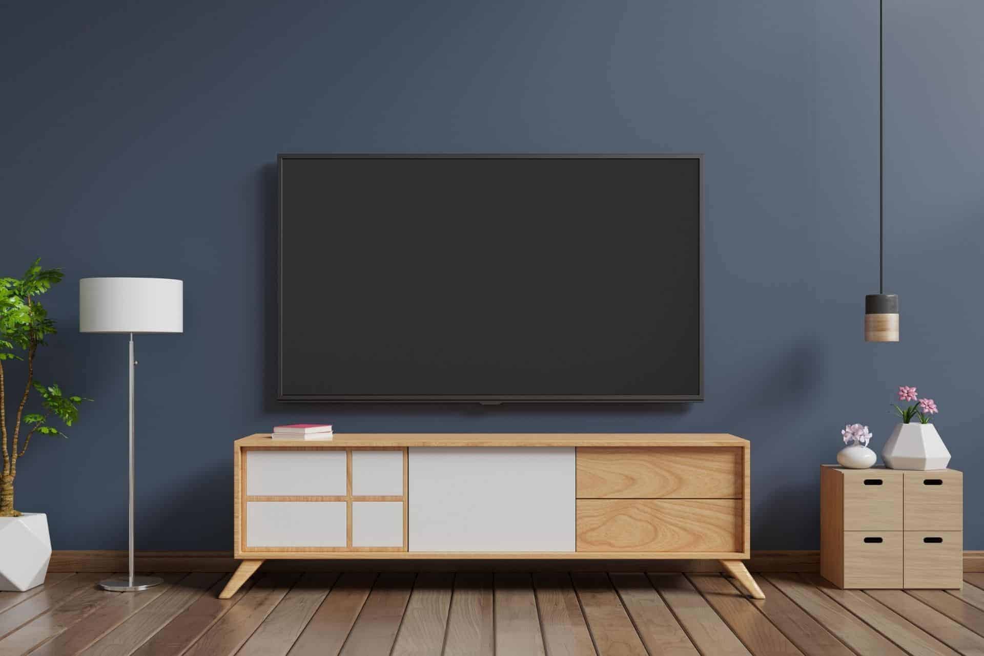 Tv hang on the wall,home designs,background shelves and books