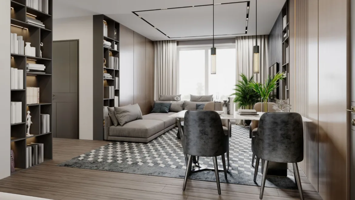 Shabby Chic luxurious modern living room